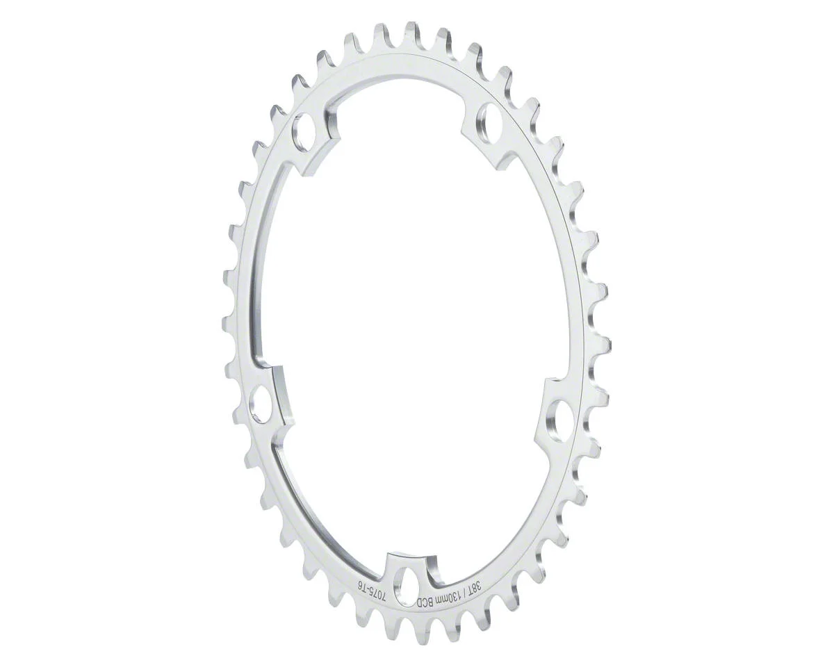 MSW Dimension Single Speed Chainrings (Silver) (3/32") (Single) (130mm BCD) (38T)